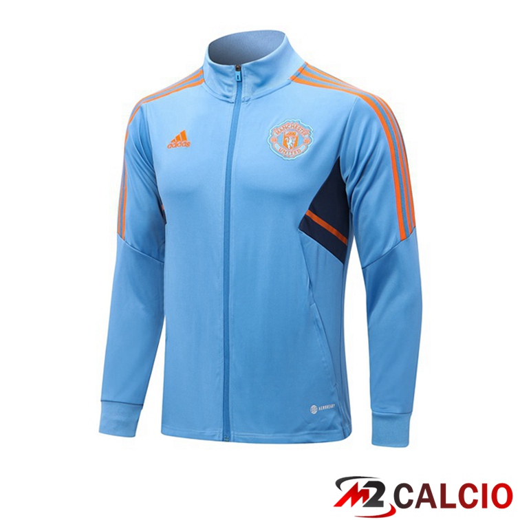 Giacca Calcio Manchester United Blu 2022/2023