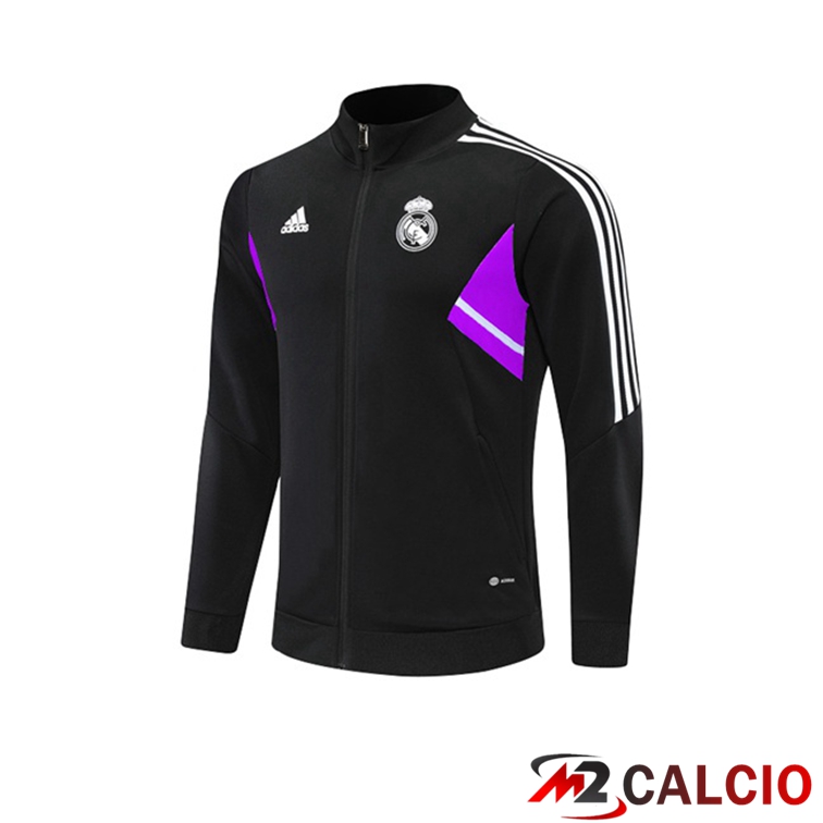 Giacca Calcio Real Madrid Nero 2022/2023