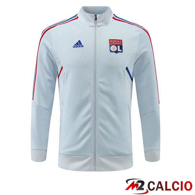 Giacca Calcio Lyon OL Blu Grigio 2022/2023