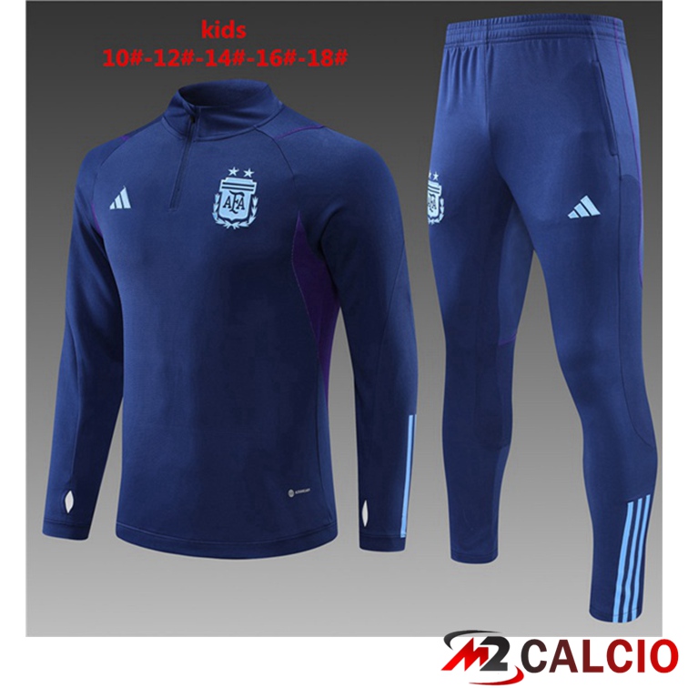 Tuta Calcio Argentina Bambino Blu Royal 2022/2023
