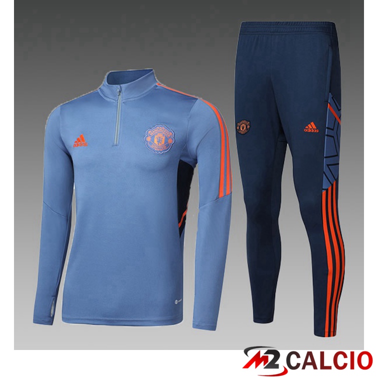 Tuta Calcio Manchester United Bambino Grigio 2022/2023