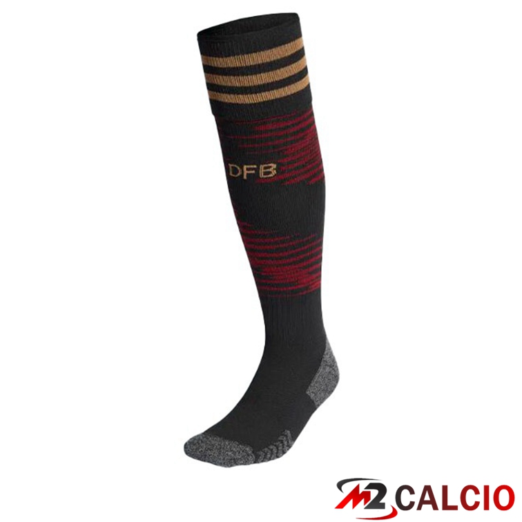 Calzini Calcio Germania Seconda Nero 2022/2023