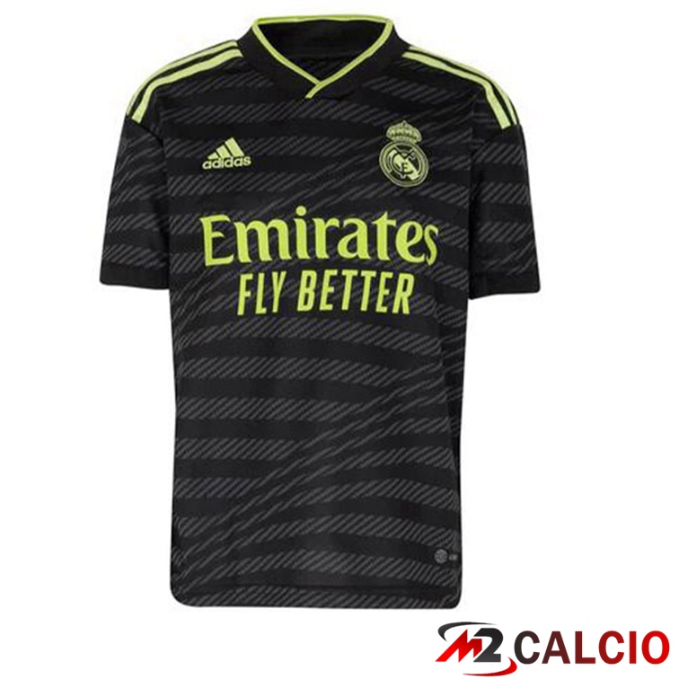 Maglie Calcio Real Madrid Terza Nero 2022/2023