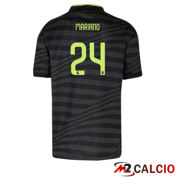Maglie Calcio Real Madrid (Mariano 24) Terza Nero 2022/2023
