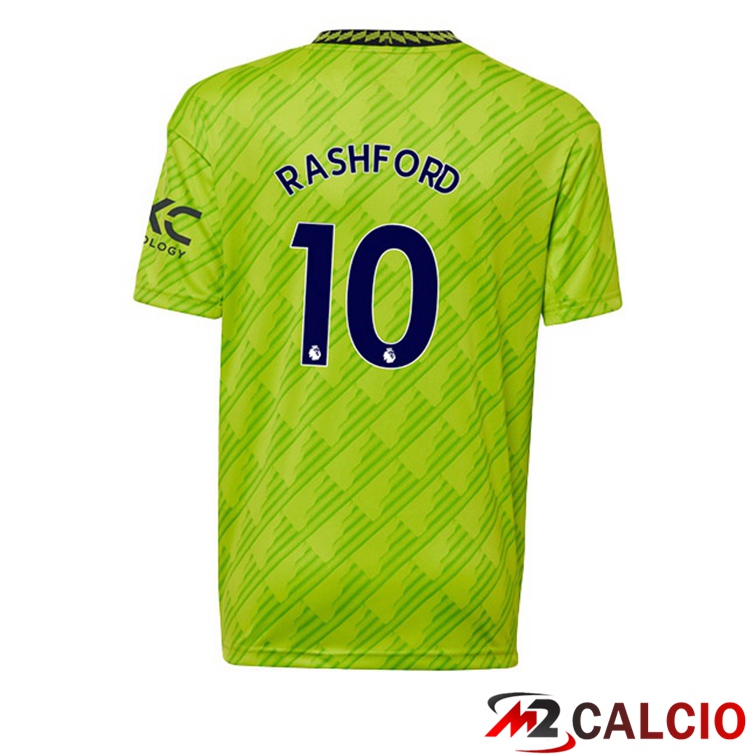 Maglie Calcio Manchester United (RASHFORD 10) Terza Verde 2022/2023