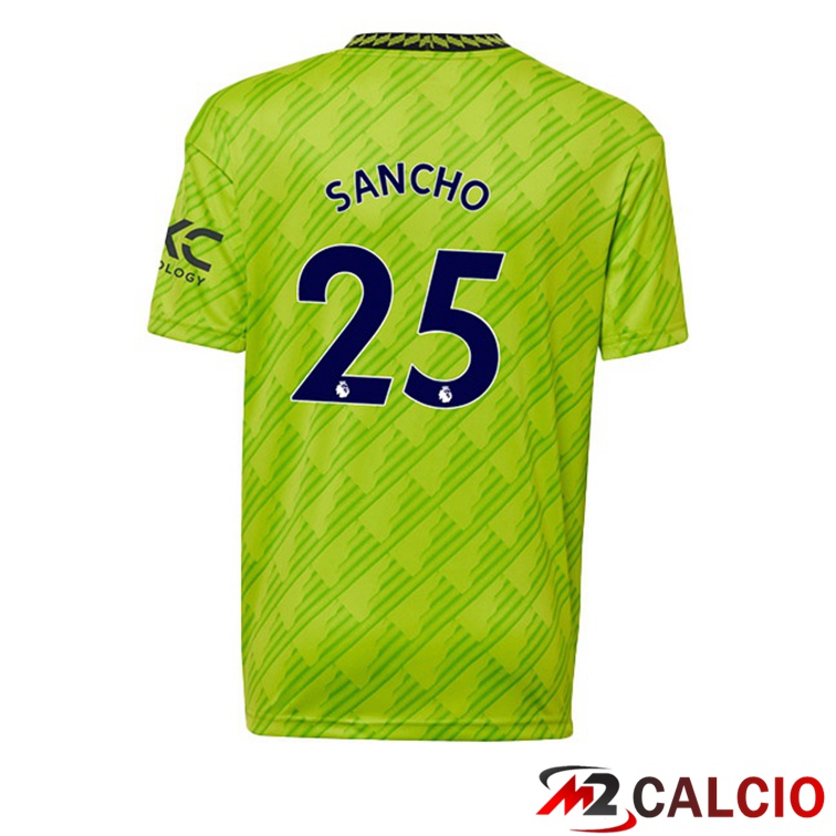 Maglie Calcio Manchester United (SANCHO 25) Terza Verde 2022/2023