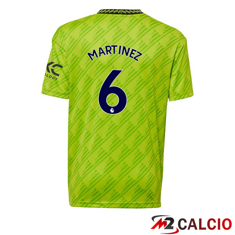 Maglie Calcio Manchester United (MARTINEZ 6) Terza Verde 2022/2023