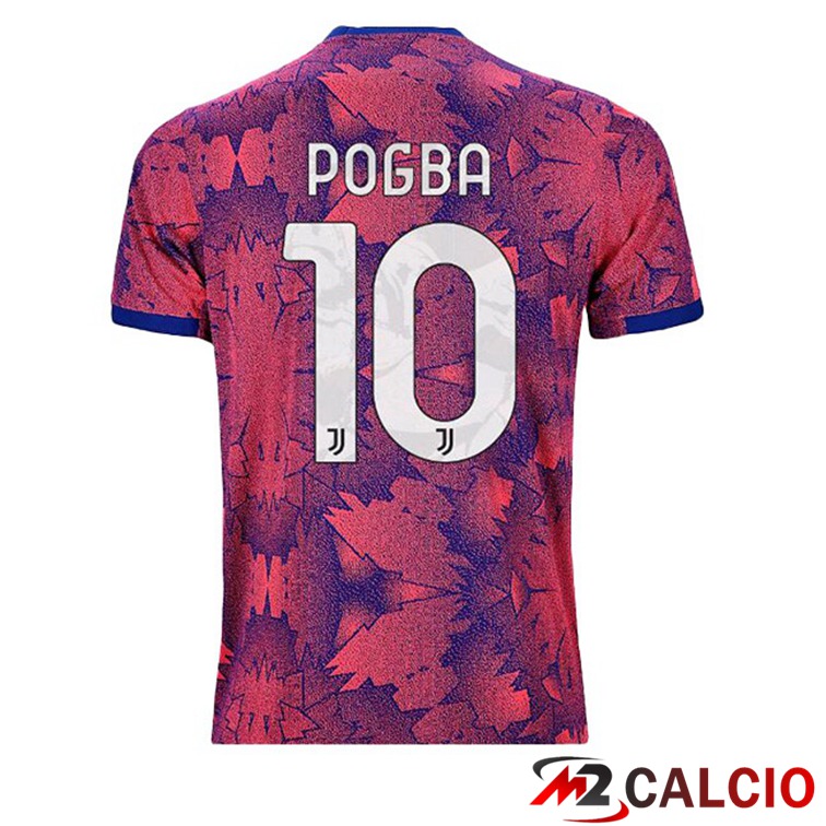 Maglie Calcio Juventus (POGBA 10) Seconda Rosa 2022/2023
