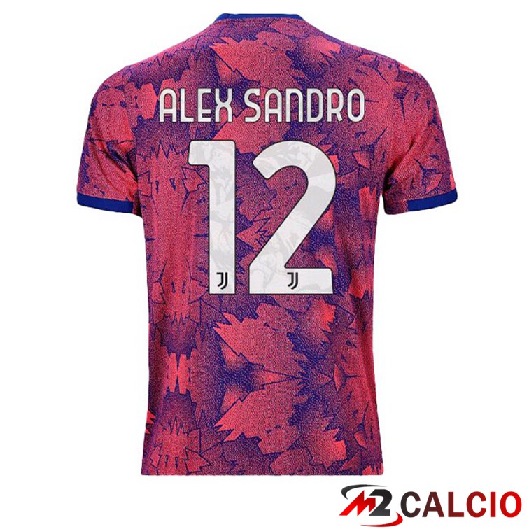 Maglie Calcio Juventus (ALEX SANDRO 12) Seconda Rosa 2022/2023