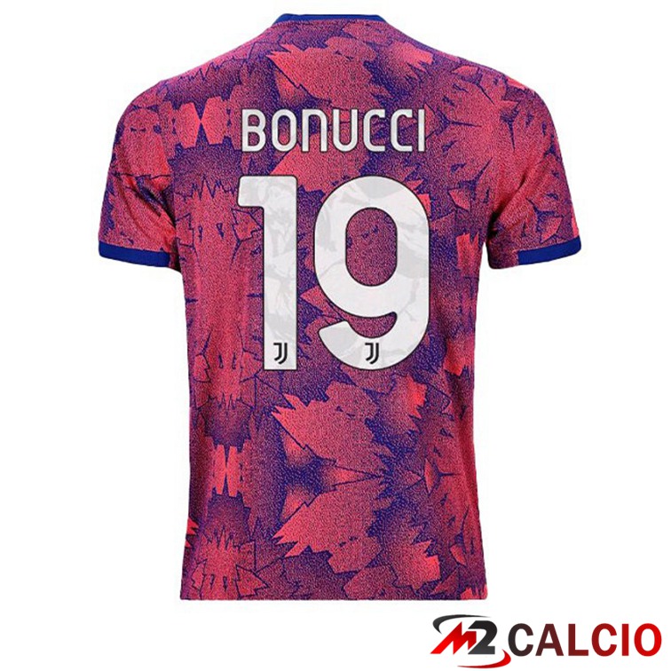 Maglie Calcio Juventus (BONUCCI 19) Seconda Rosa 2022/2023