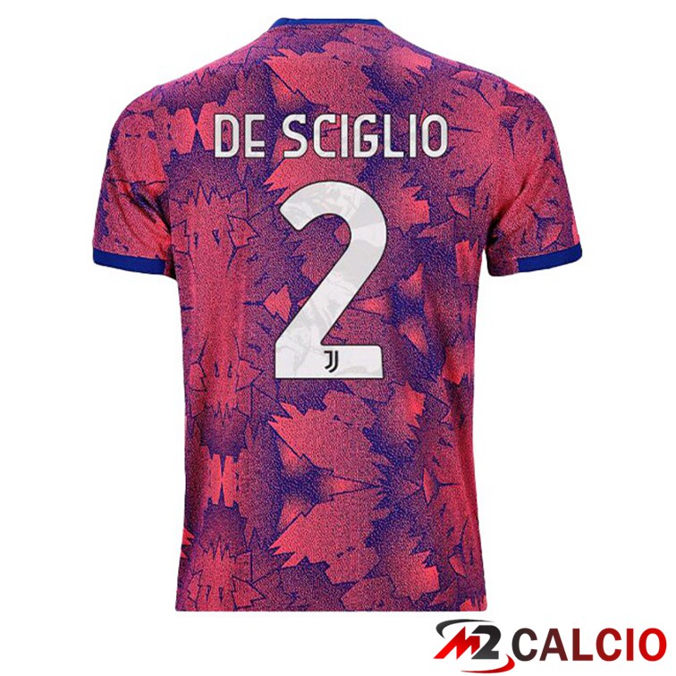 Maglie Calcio Juventus (DE SCIGLIO 2) Seconda Rosa 2022/2023