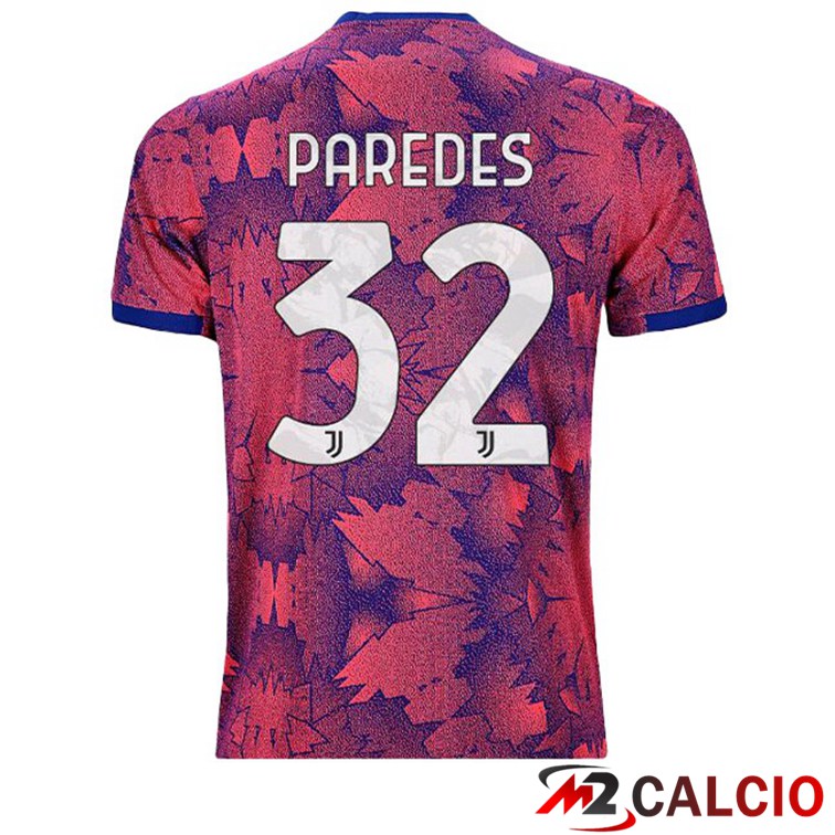 Maglie Calcio Juventus (PAREDES 32) Seconda Rosa 2022/2023