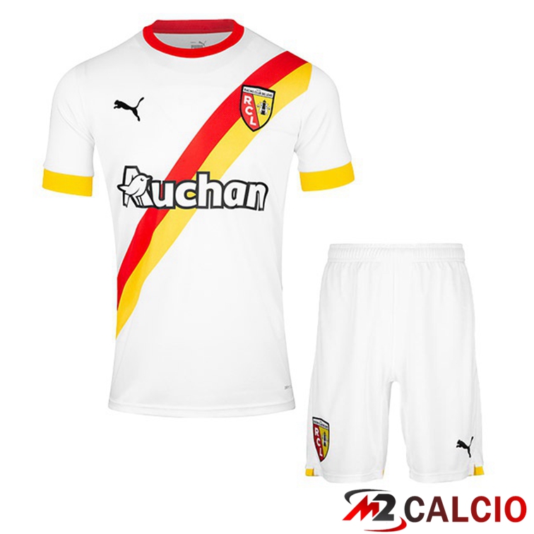 Maglie Calcio RC Lens Bambino Terza Bianco 2022/2023