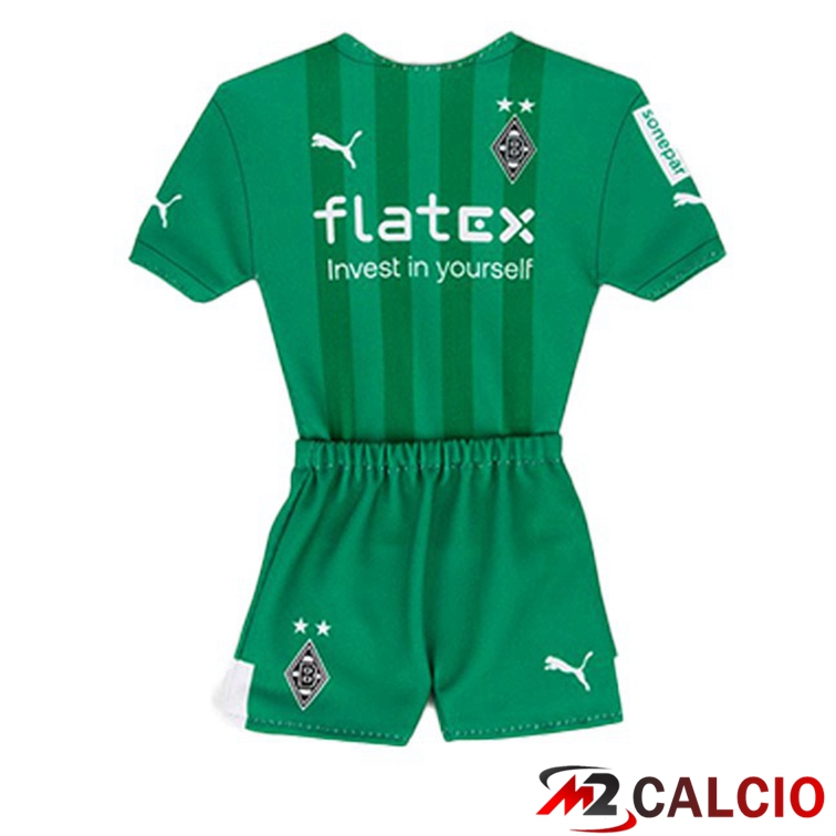 Maglie Calcio Monchengladbach Bambino Seconda Verde 2022/2023