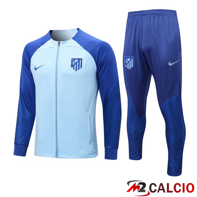 Insieme Tuta Calcio - Giacca Marsiglia OM Blu 2022/2023