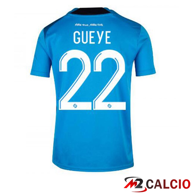 Maglie Calcio Marsiglia OM (GUEYE 22) Terza Blu 2022/2023