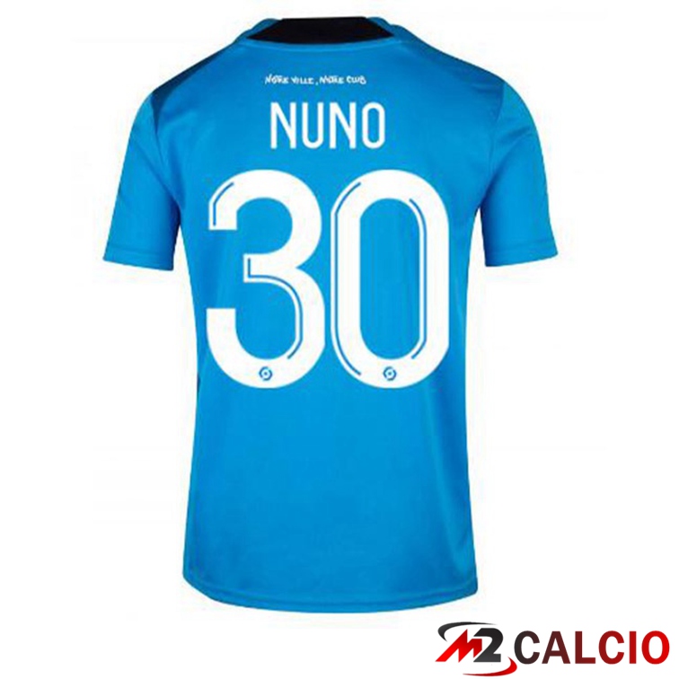 Maglie Calcio Marsiglia OM (NUNO 30) Terza Blu 2022/2023