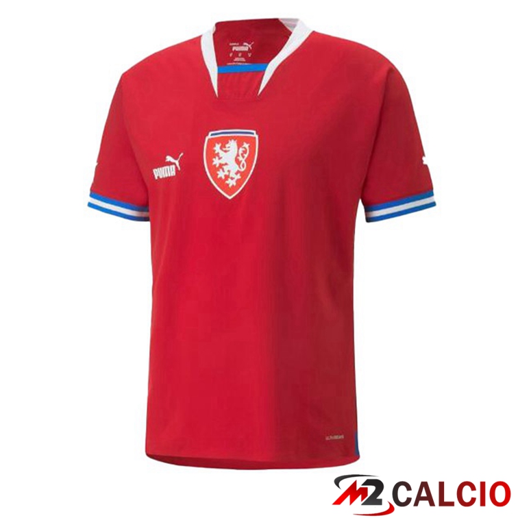 Maglie Calcio Repubblica Ceca Prima Rosso 2022/2023