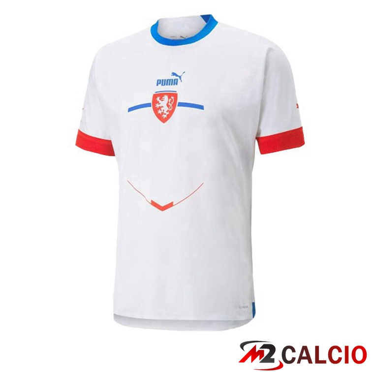Maglie Calcio Repubblica Ceca Seconda Bianco 2022/2023