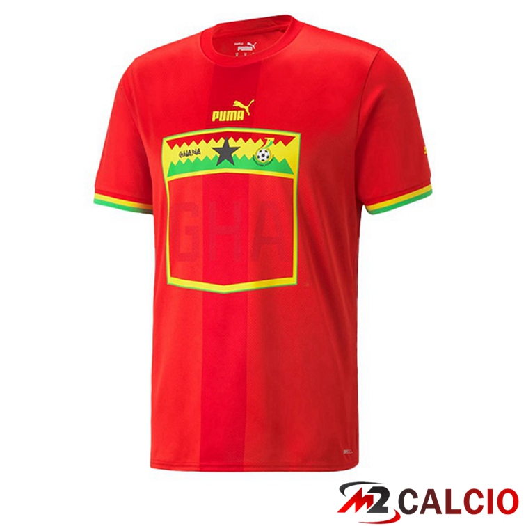 Maglie Calcio Ghana Seconda Rosso 2022/2023