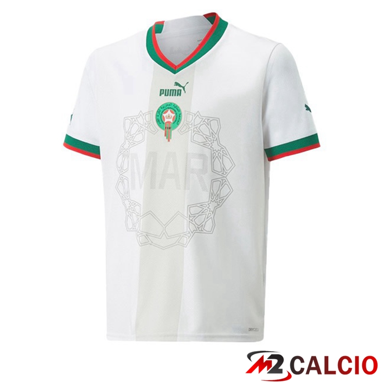 Maglie Calcio Marocco Seconda Bianco 2022/2023