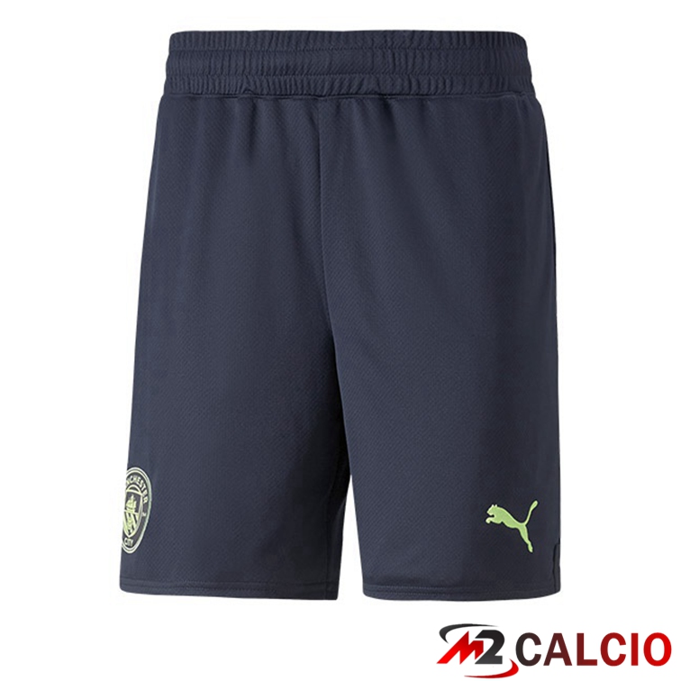 Pantalonici Da Calcio Manchester City Terza Verde Nero 2022/2023