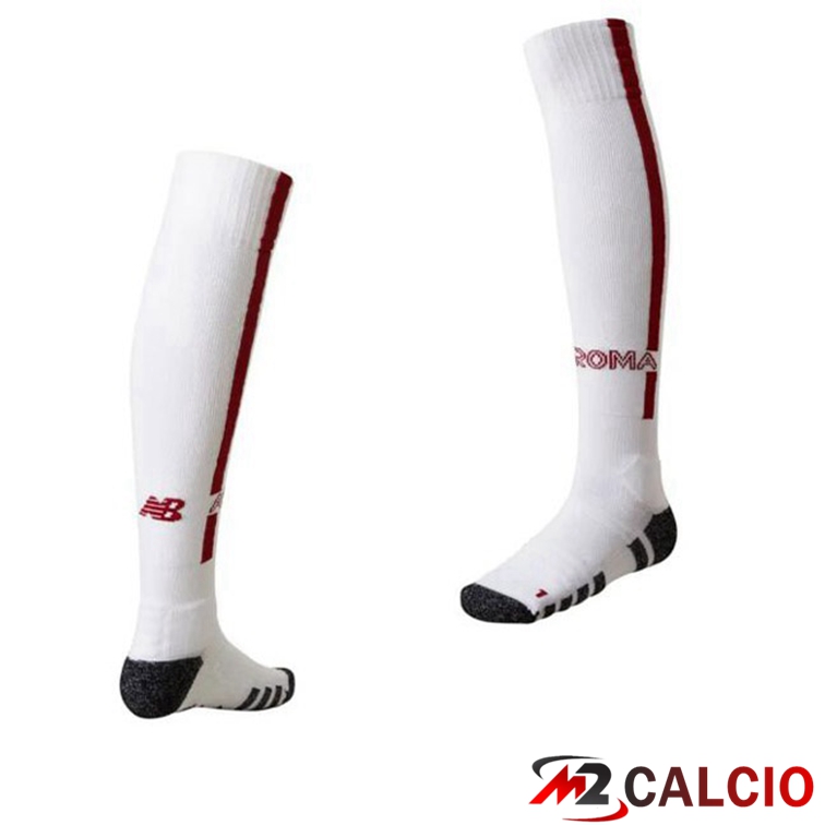 Calzini Calcio AS Roma Seconda Bianco 2022/2023