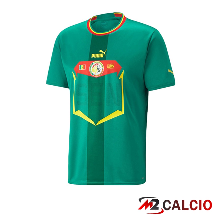 Maglie Calcio Senegal Seconda Verde Coppa del Mondo 2022
