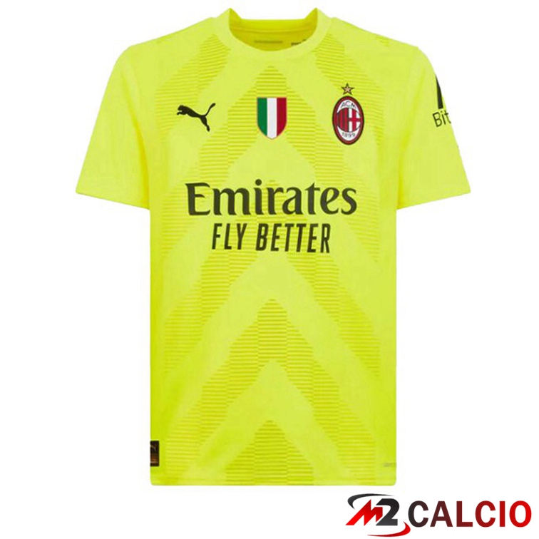 Maglie Calcio AC Milan Portiere Giallo 2022/2023