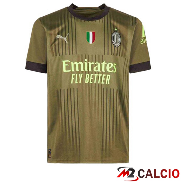 Maglie Calcio AC Milan Terza Marrone 2022/2023