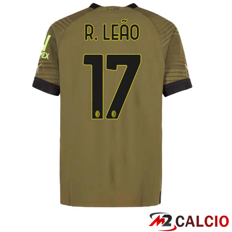 Maglie Calcio AC Milan (R. LEÃO 17) Terza Marrone 2022/2023
