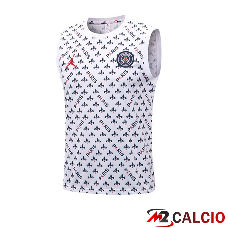 Canotta Calcio Paris PSG Bianco 2022/2023