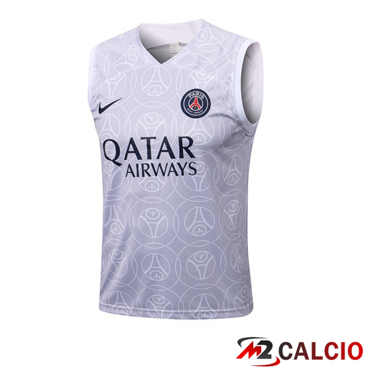 Canotta Calcio Paris PSG Bianco 2022/2023