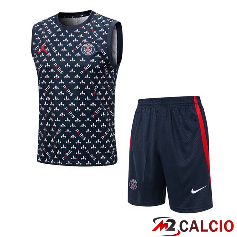 Canotta Calcio Paris PSG + Shorts Blu Royal 2022/2023