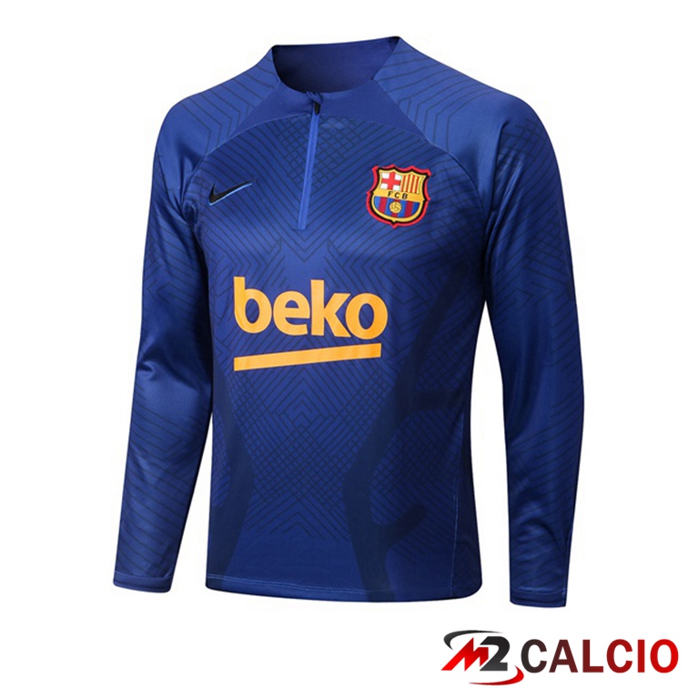 Felpe Allenamento FC Barcellona Blu 2022/2023
