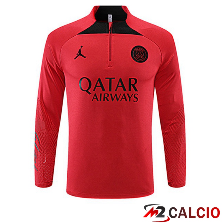 Felpe Allenamento Paris PSG Rosso 2022/2023