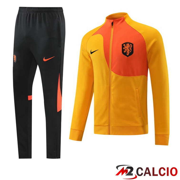 Insieme Tuta Calcio - Giacca Paesi Bassi Blu 2022/2023