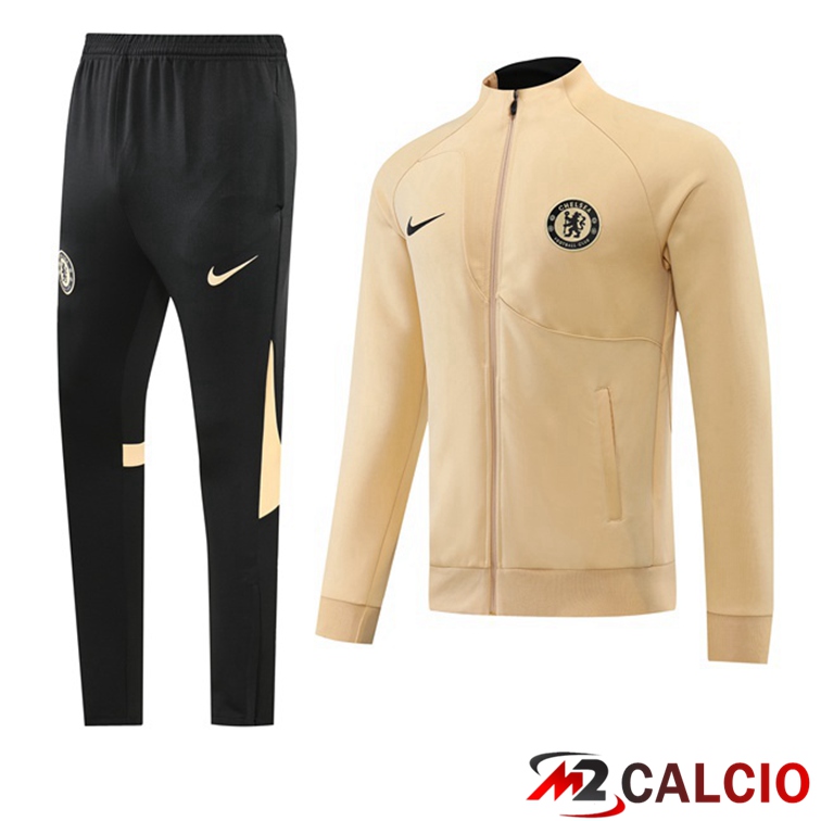 Insieme Tuta Calcio - Giacca FC Chelsea Marrone 2022/2023