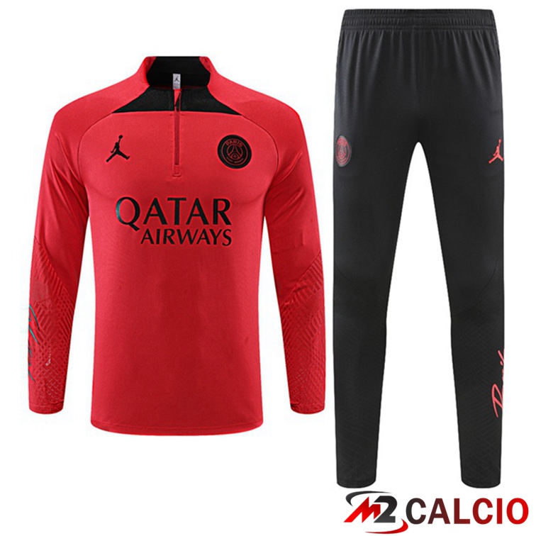 Tuta Calcio Paris PSG Rosso 2022/2023