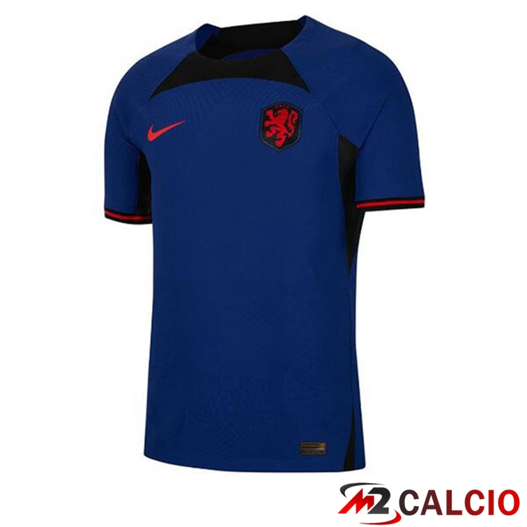 Maglie Calcio Paesi Bassi Seconda Blu 2022/2023