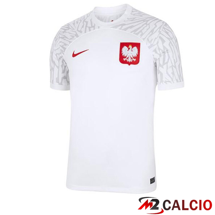 Maglie Calcio Polonia Prima Bianco 2022/2023