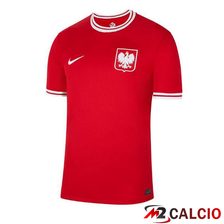 Maglie Calcio Polonia Seconda Rosso 2022/2023