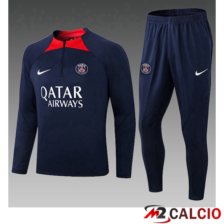 Tuta Calcio Paris PSG Bambino Blu Royal 2022/2023