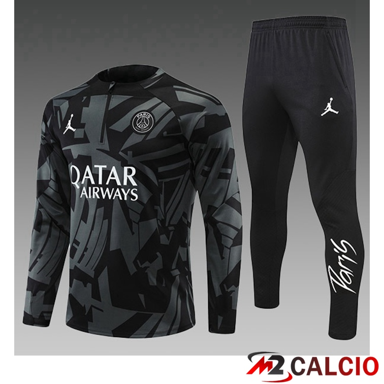 Tuta Calcio Paris PSG Bambino Nero 2022/2023