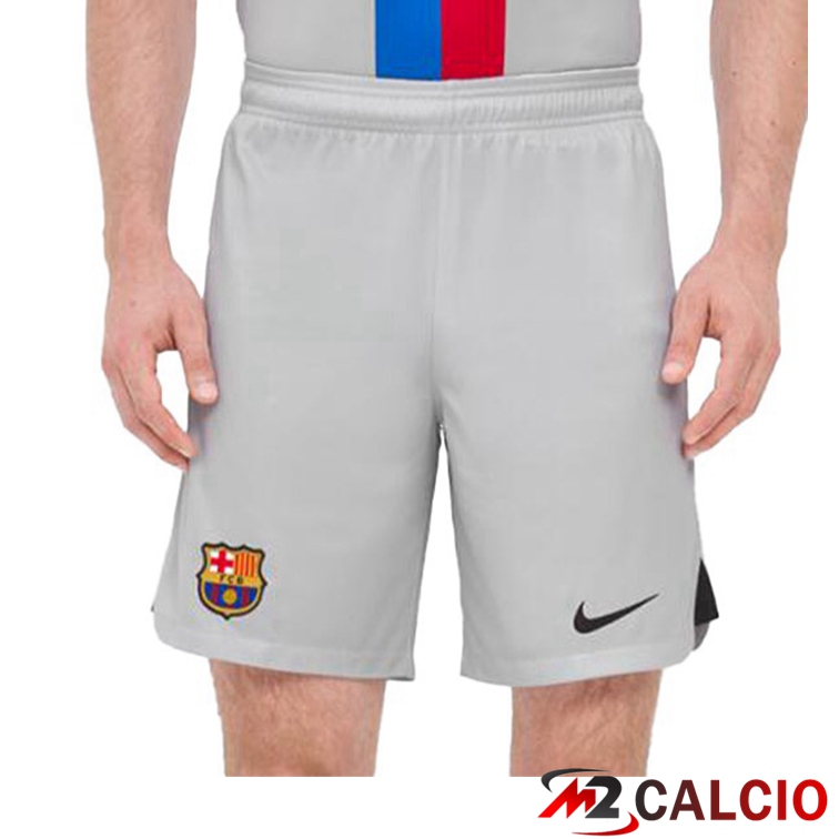 Pantalonici Da Calcio FC Barcellona Terza Grigio 2022/2023