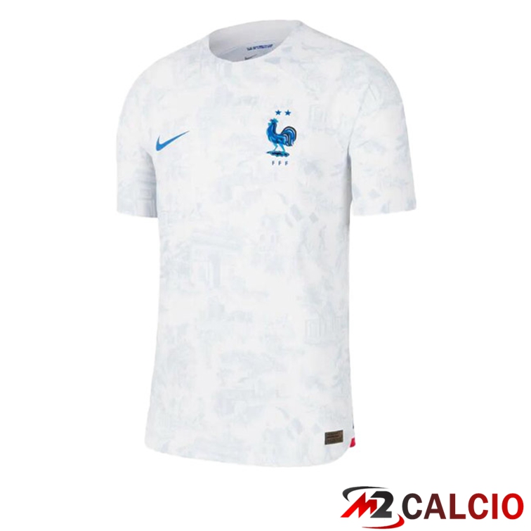 Maglie Calcio Francia Seconda Bianco Coppa del Mondo 2022