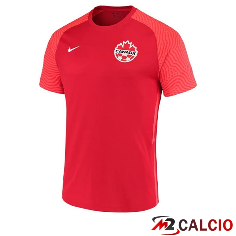 Maglie Calcio Canada Prima Rosso Coppa del Mondo 2022