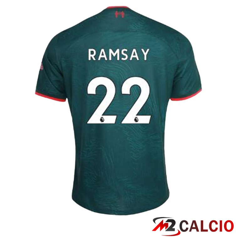 Maglie Calcio FC Liverpool (RAMSAY 22) Terza Verde 2022/2023