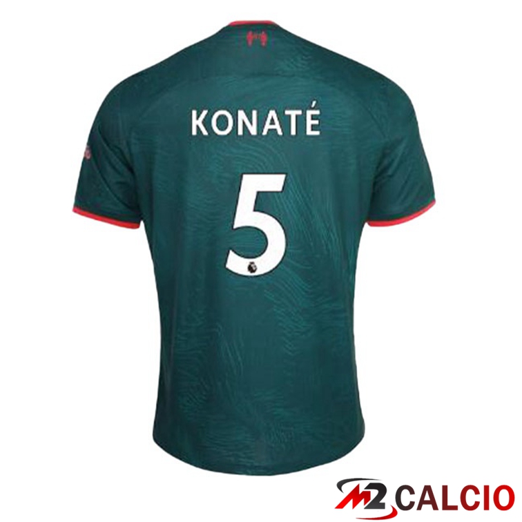 Maglie Calcio FC Liverpool (KONATE 5) Terza Verde 2022/2023