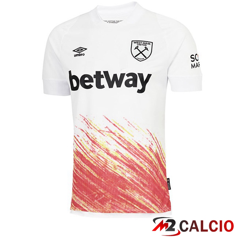 Maglie Calcio West Ham Terza Bianco Rosso 2022/2023
